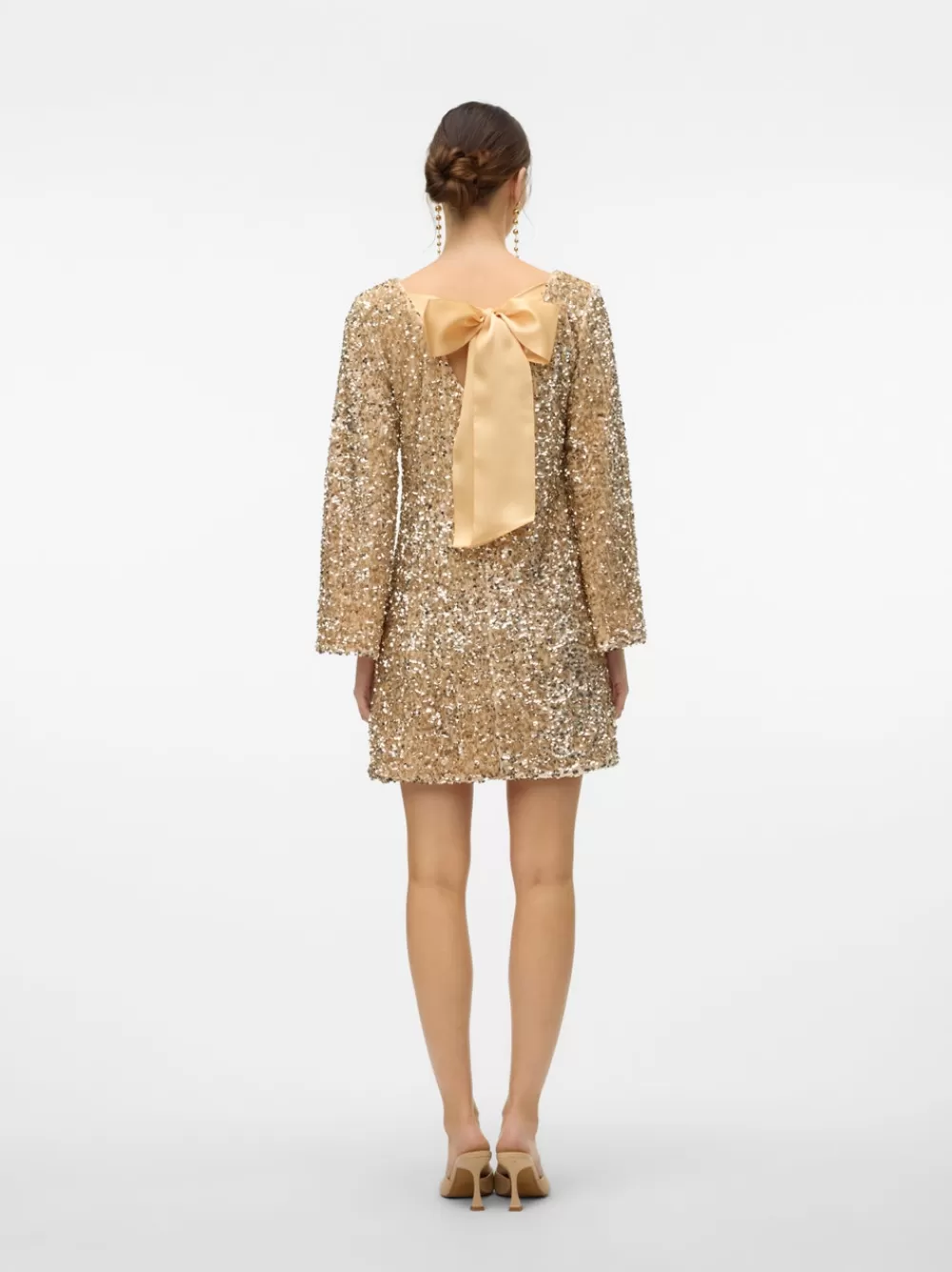 VERO MODA VMLAILA Lyhyt mekko Buttercream Hot
