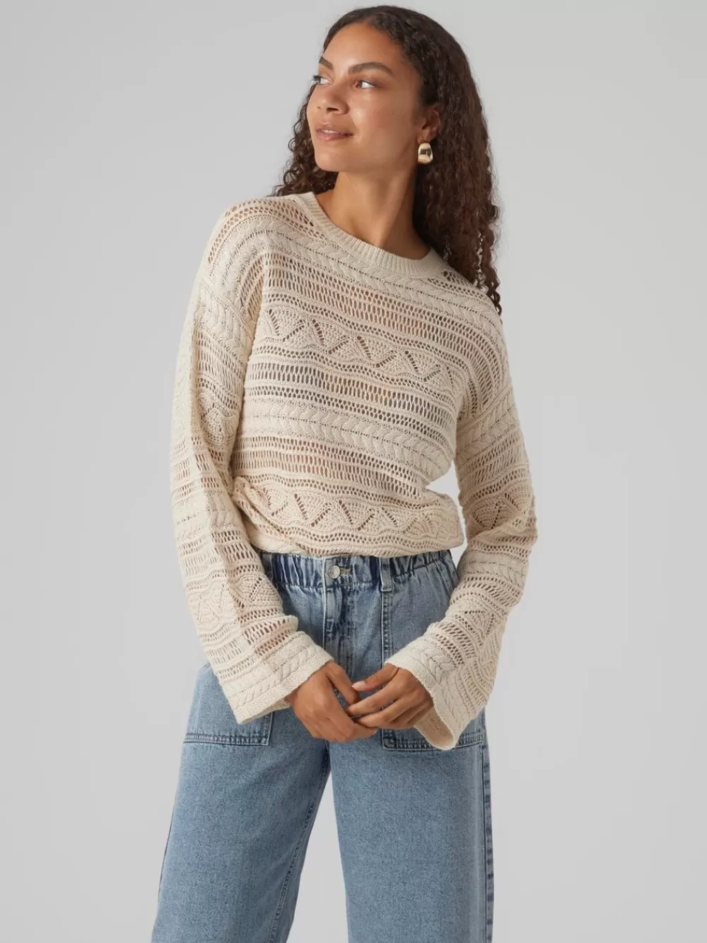 VERO MODA VMLAMAR Neulepuserot Birch Cheap
