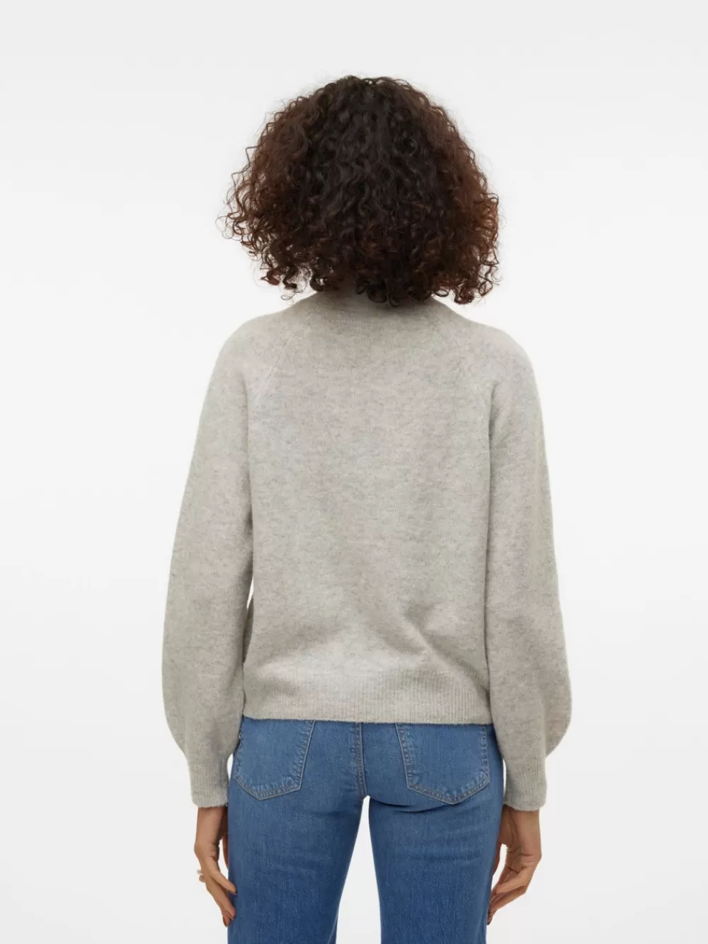 VERO MODA VMLEAF Neulepuserot Light Grey Melange Online