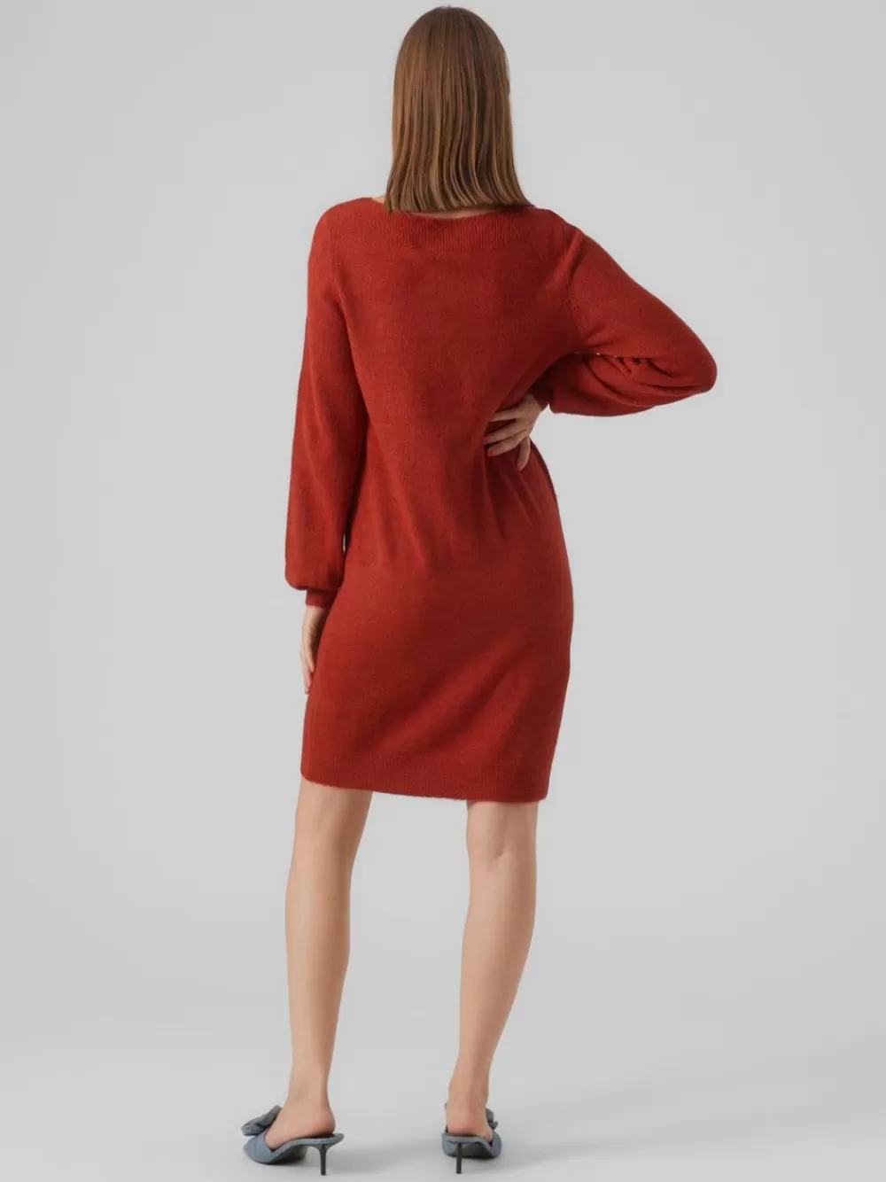 VERO MODA VMLEFILE Lyhyt mekko Red Ochre Flash Sale