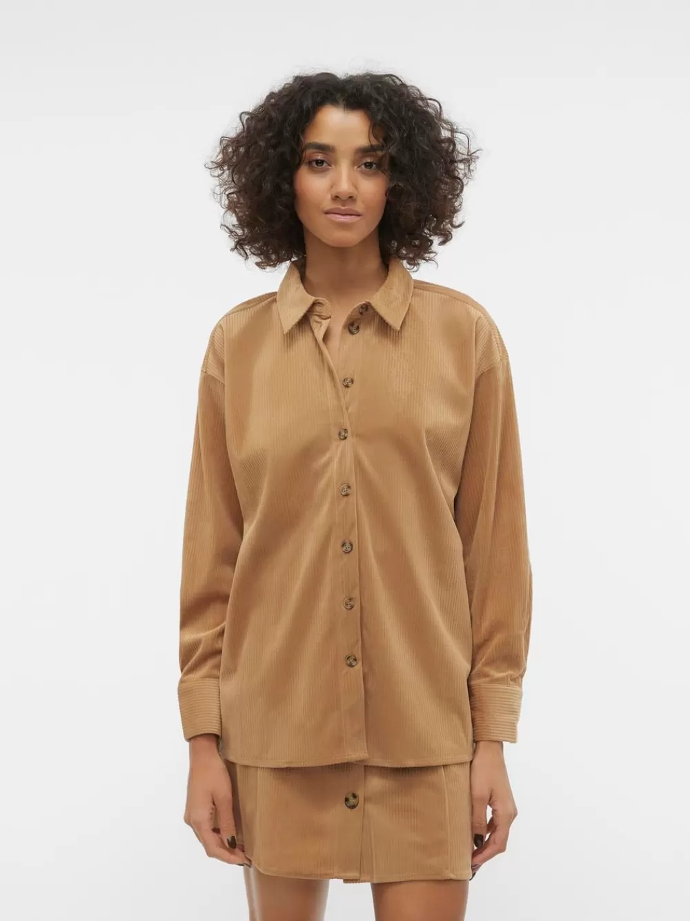 VERO MODA VMLINDA Paidat Tobacco Brown Discount