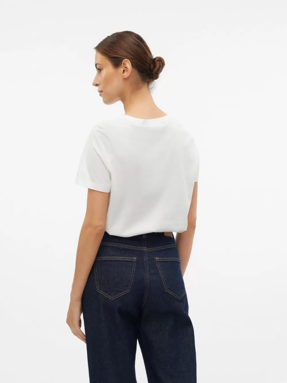 VERO MODA VMLINE T-paidat Snow White Cheap