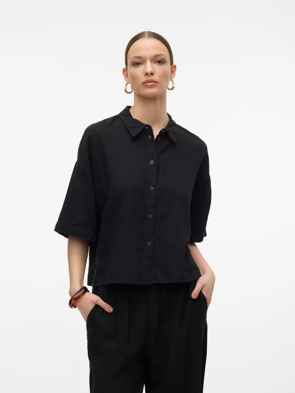 VERO MODA VMLINN Paidat Black Flash Sale