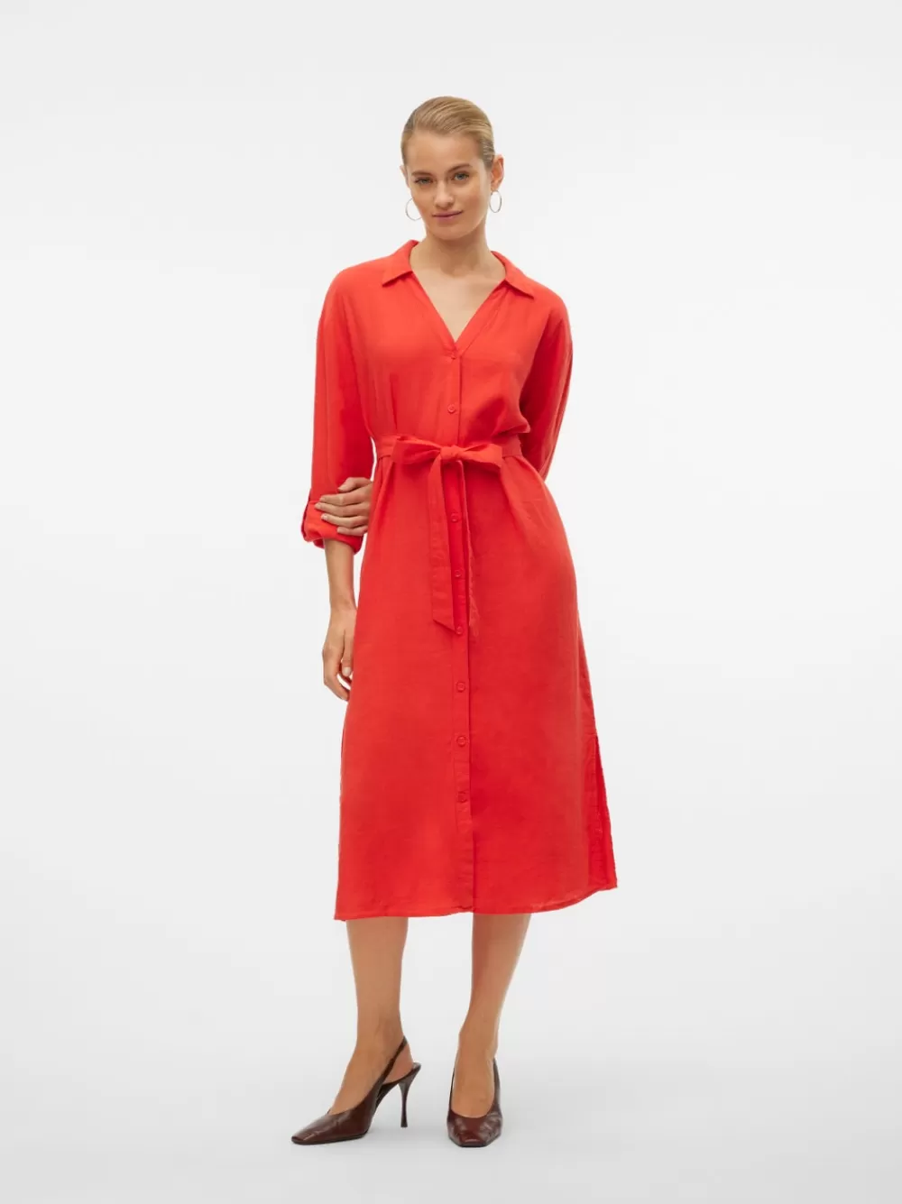 VERO MODA VMLINN Paidat Tomato Best