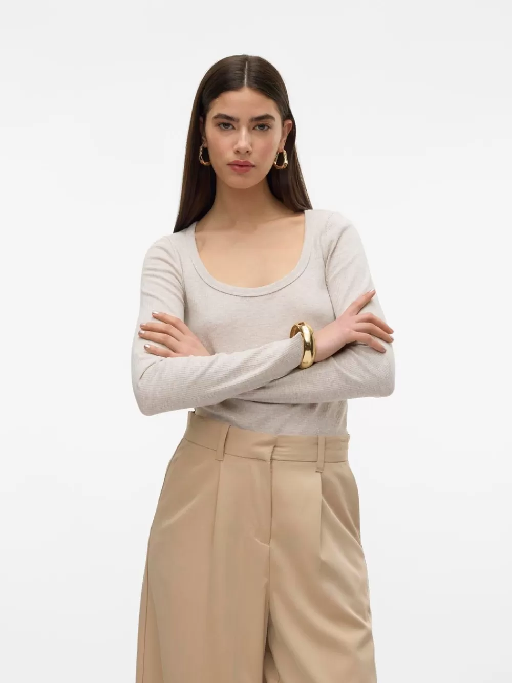 VERO MODA VMLOA Topit Oatmeal Store