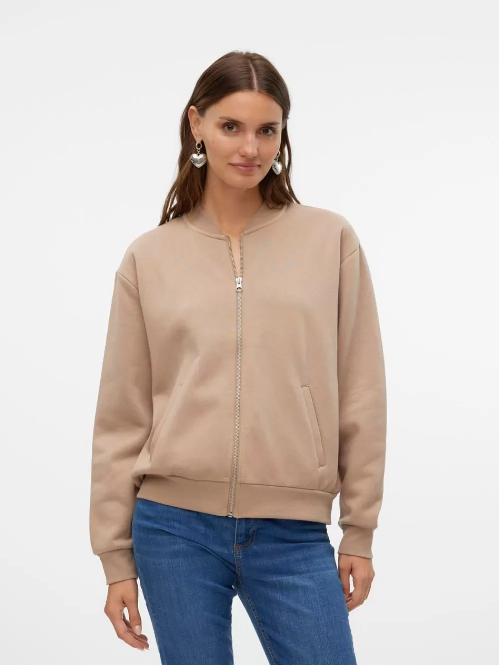 VERO MODA VMLONNIE Collegetakit Silver Mink Best Sale