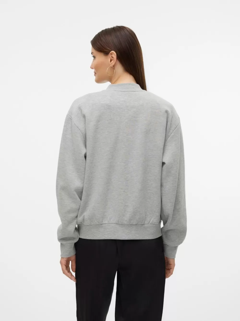 VERO MODA VMLONNIE Collegetakit Light Grey Melange Best Sale