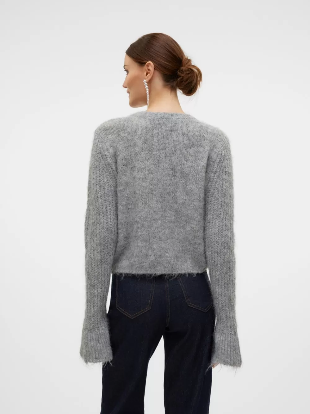 VERO MODA VMLORI Neuletakit Light Grey Melange Cheap
