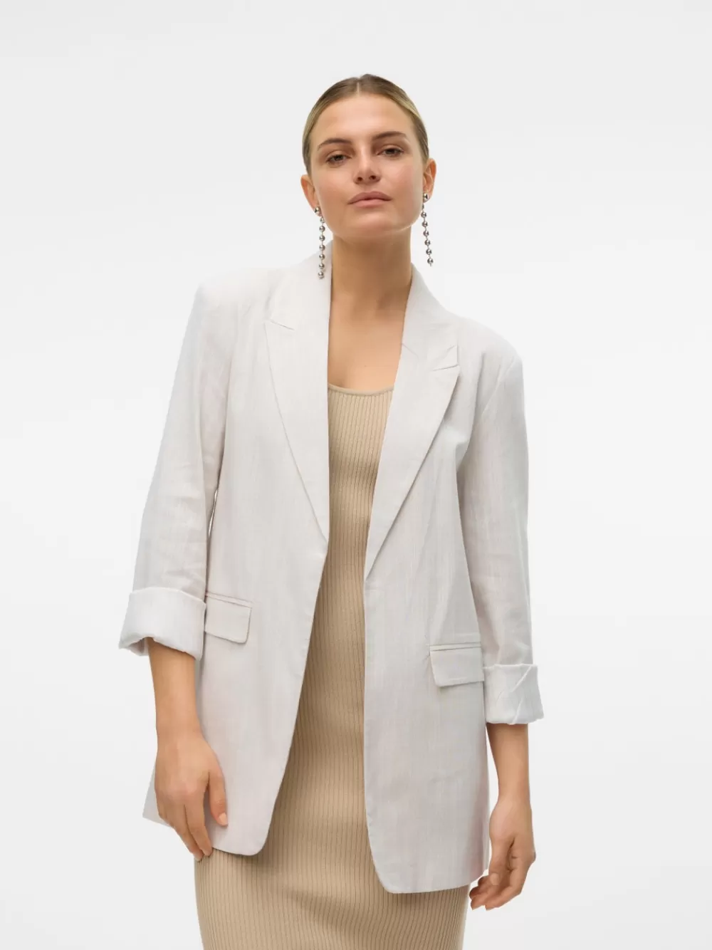 VERO MODA VMLOTUS Bleiserit Oatmeal Flash Sale