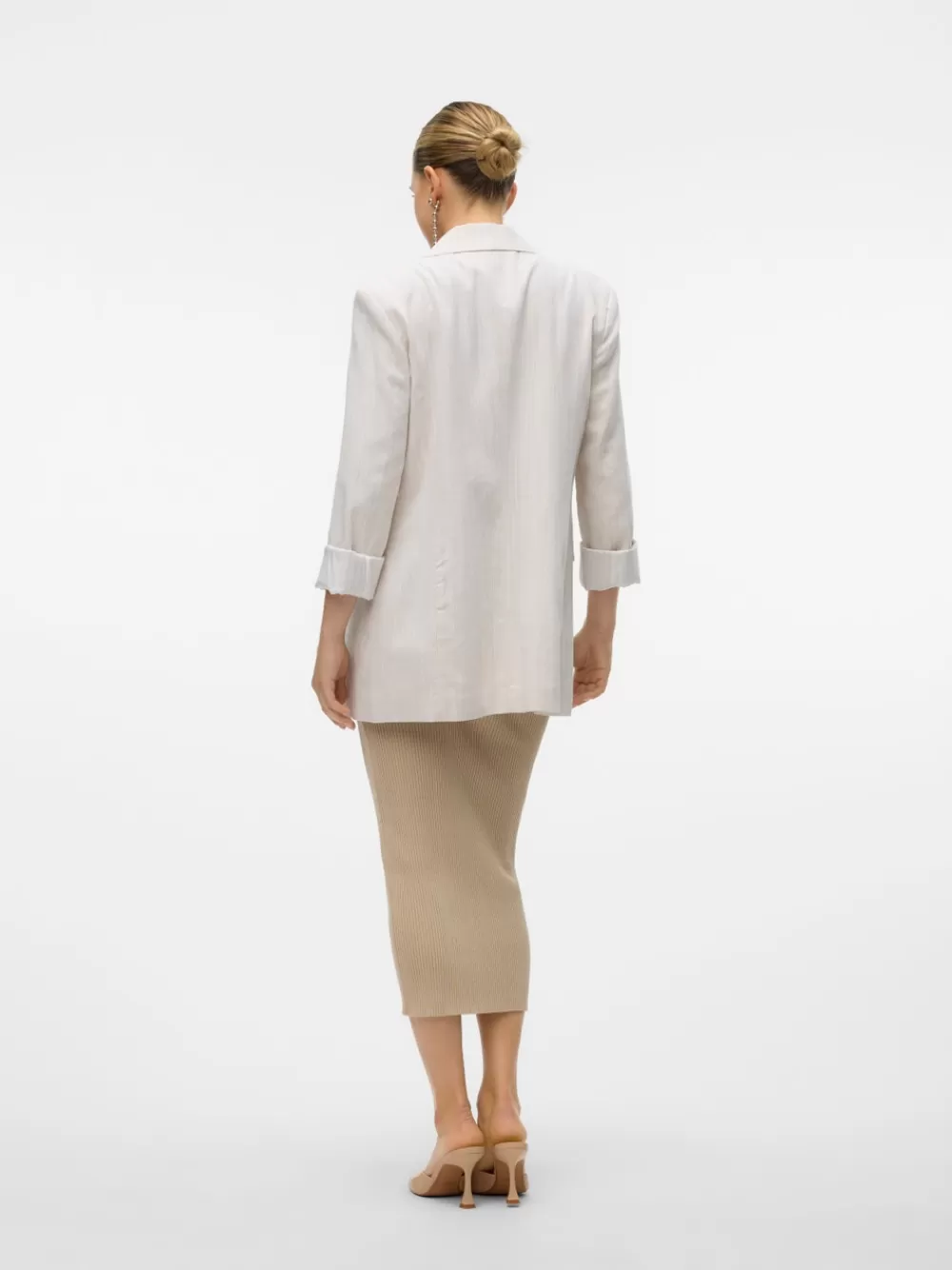 VERO MODA VMLOTUS Bleiserit Oatmeal Flash Sale