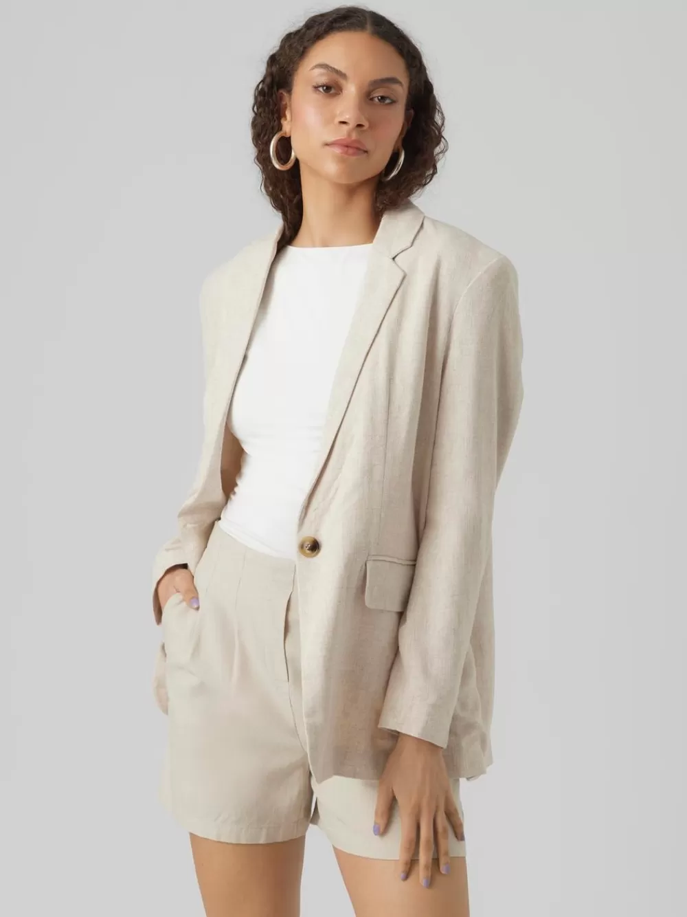 VERO MODA VMLUCYVER Bleiserit Oatmeal Store