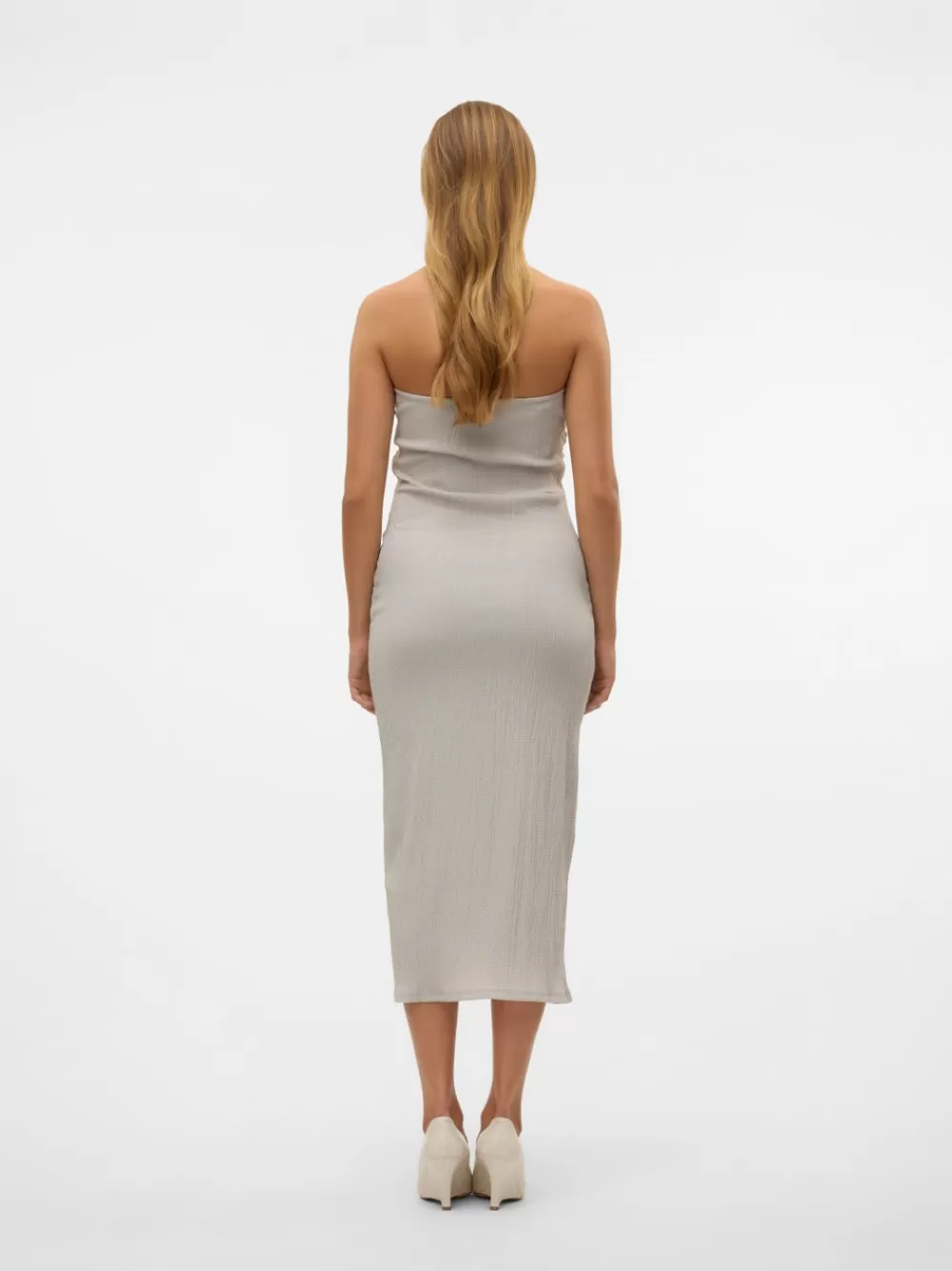VERO MODA VMLUNA Pitkä mekko Pumice Stone Best