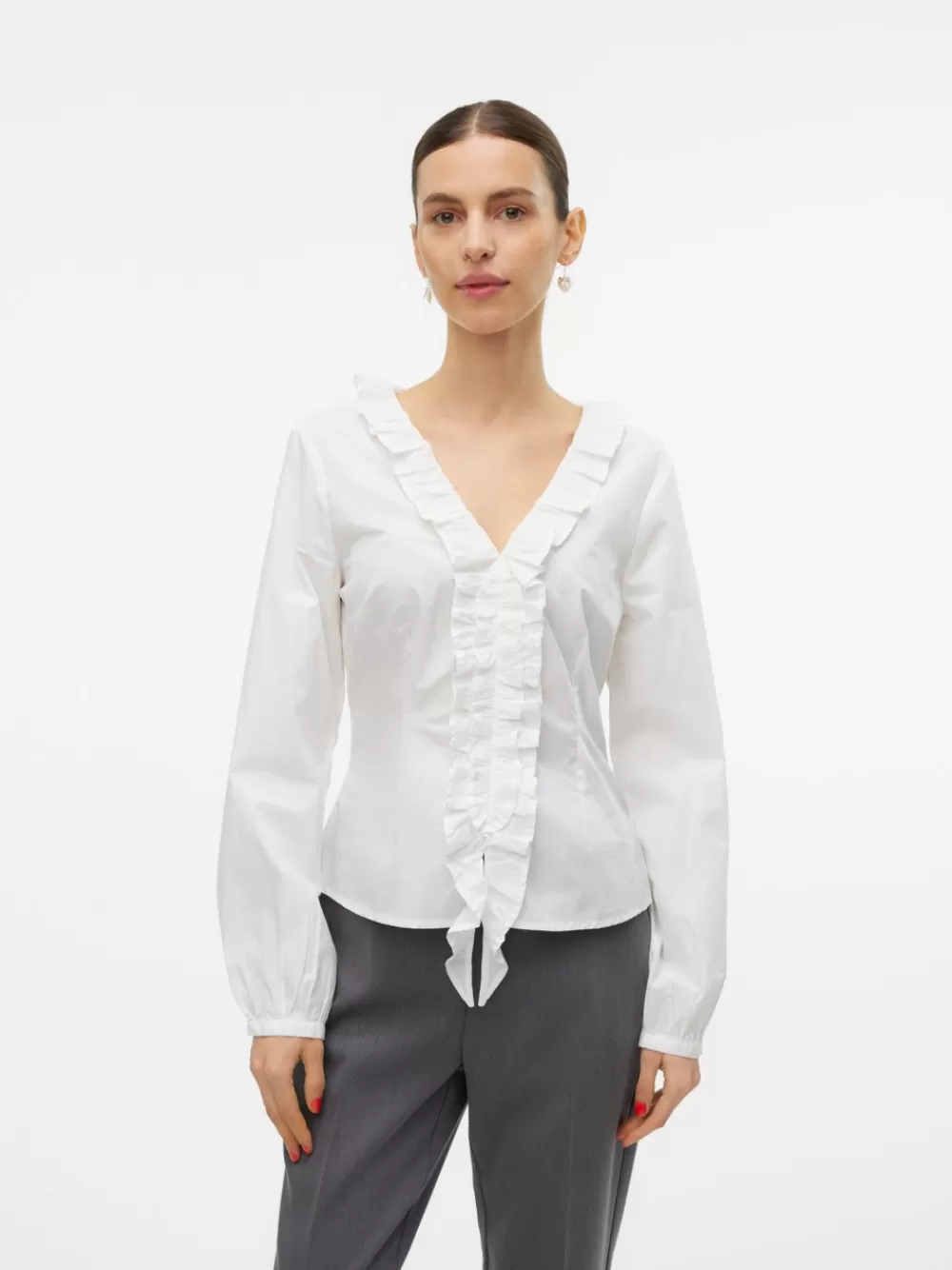 VERO MODA VMMACI Topit Snow White Fashion