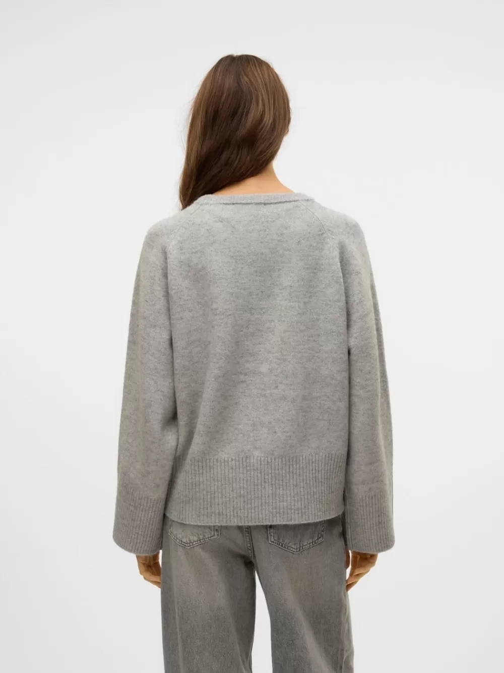 VERO MODA VMMAGALENE Neulepuserot Light Grey Melange Outlet