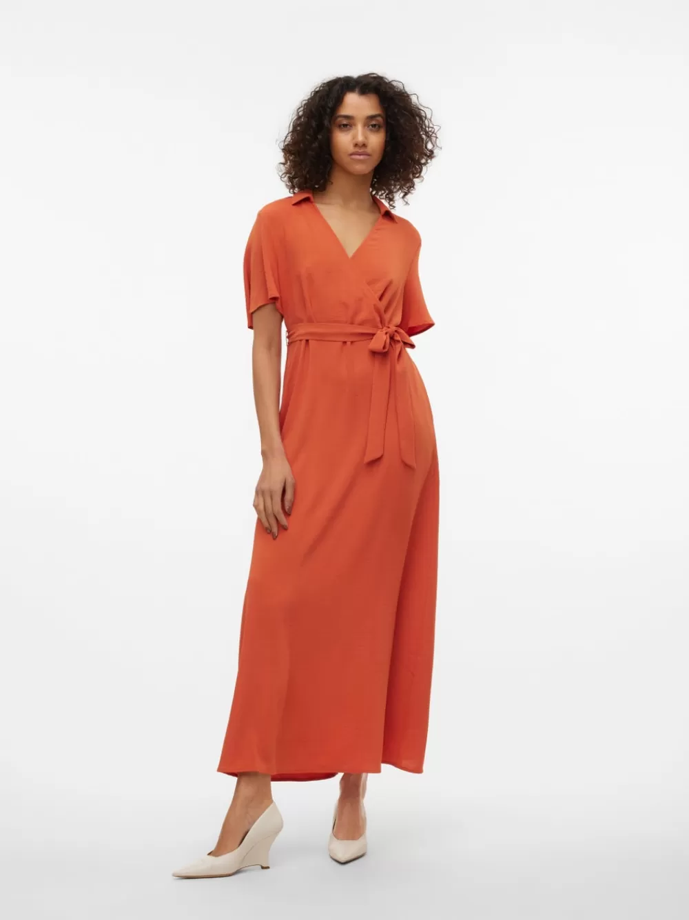 VERO MODA VMMANNI Pitkä mekko Burnt Sienna Flash Sale
