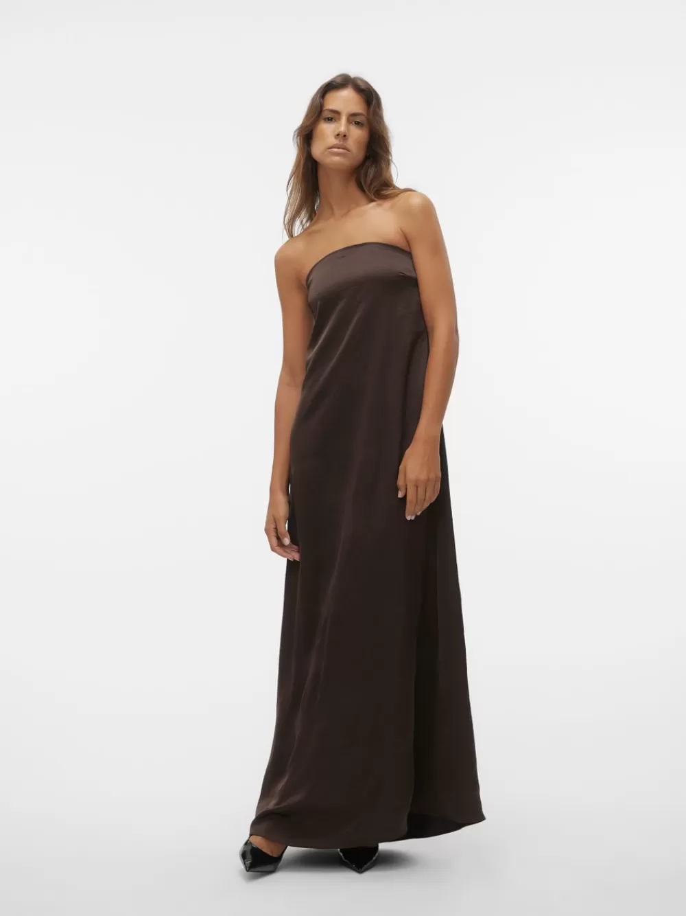 VERO MODA VMMATHILDE Pitkä mekko Chocolate Brown Store