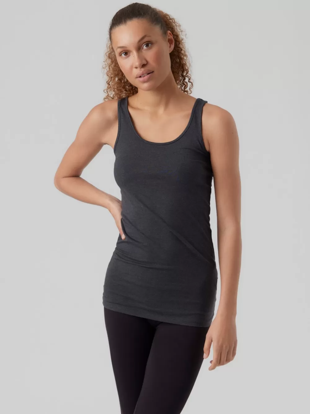 VERO MODA VMMAXI Hihattomat topit Dark Grey Melange New