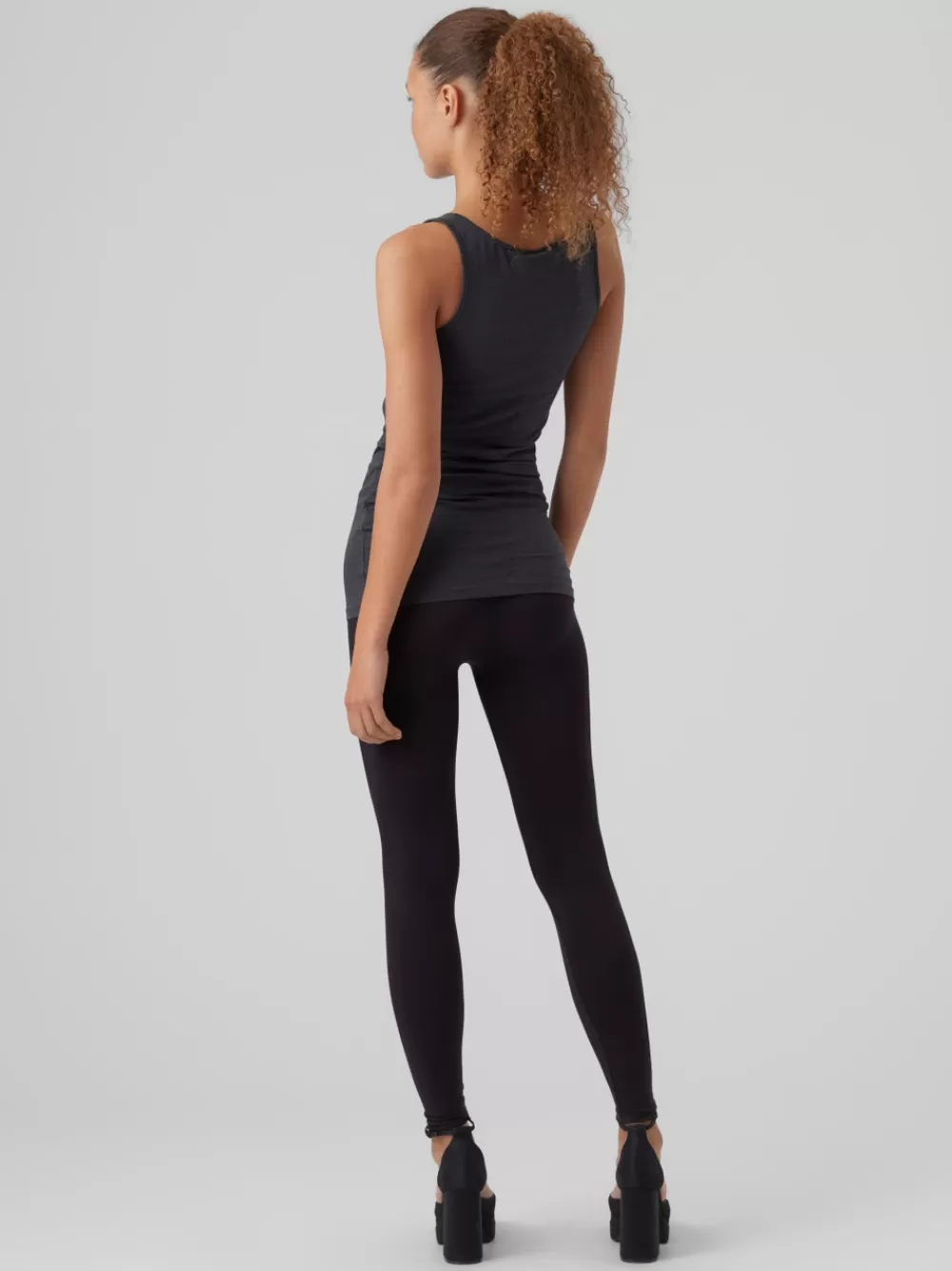 VERO MODA VMMAXI Hihattomat topit Dark Grey Melange New
