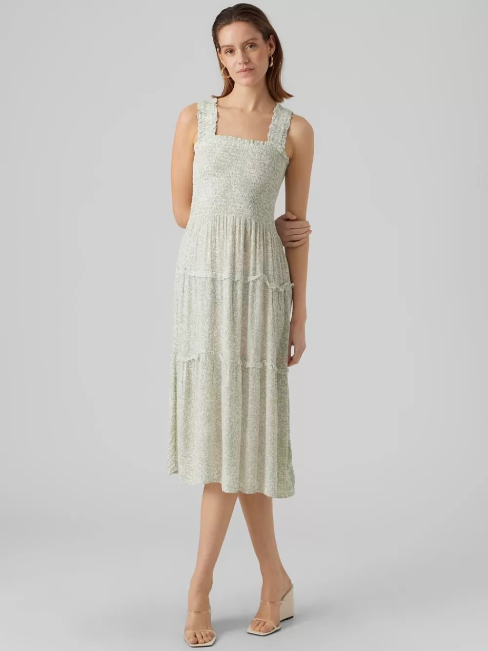 VERO MODA VMMENNY Pitkä mekko Desert Sage Outlet