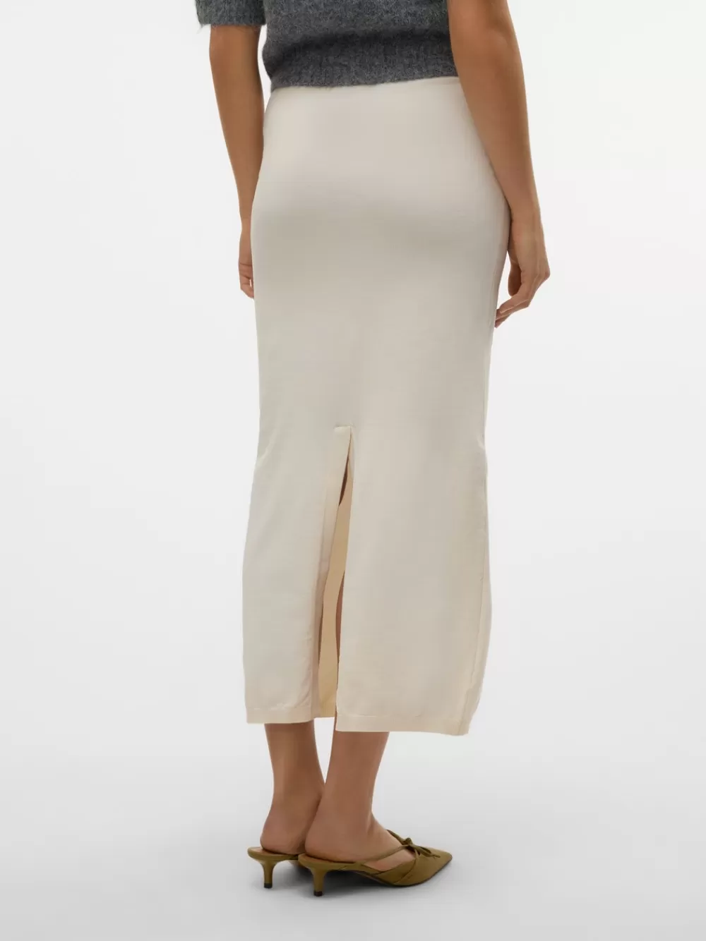 VERO MODA VMMERCURY Pitkä hame Birch Best