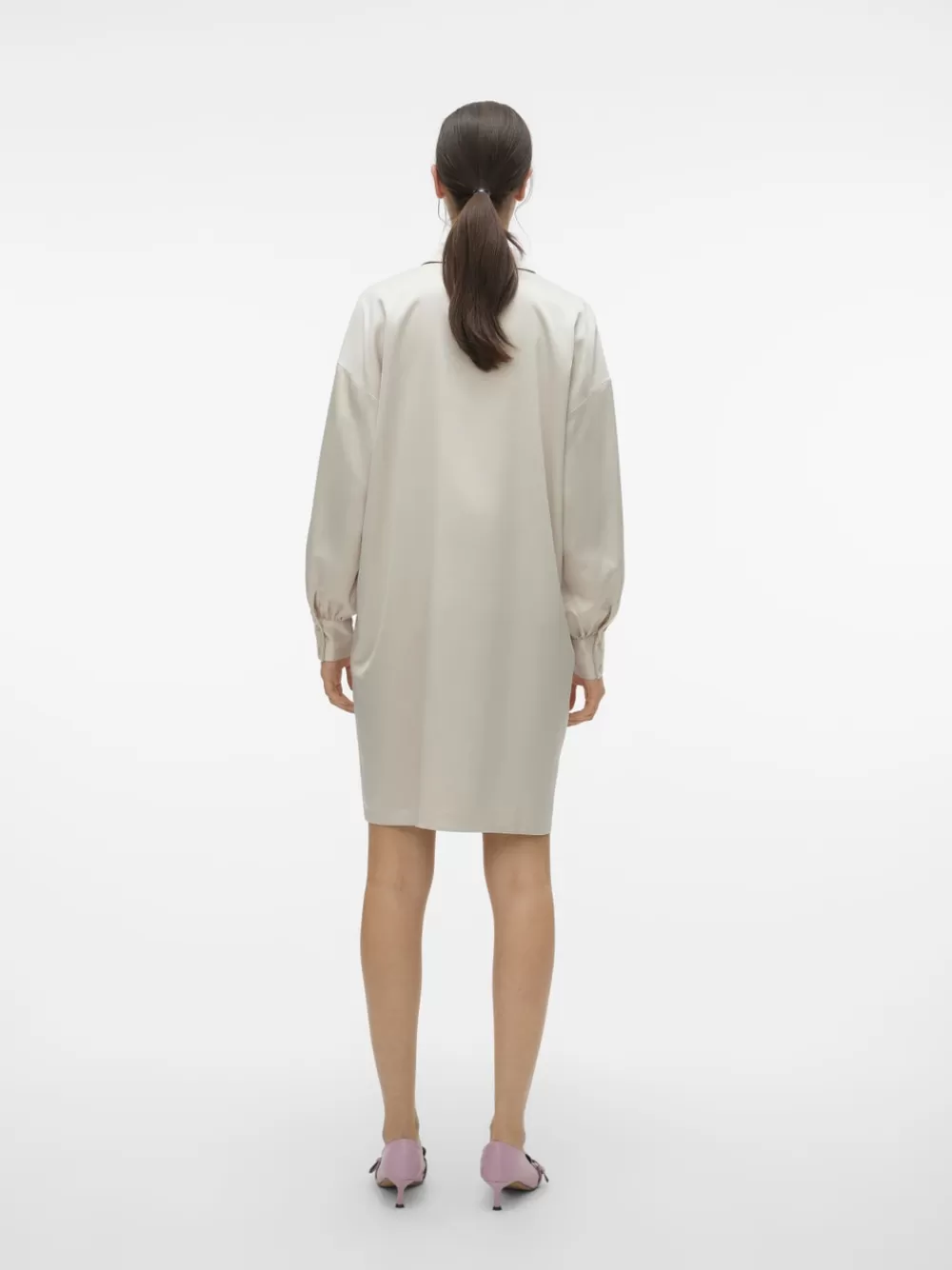 VERO MODA VMMERLE Lyhyt mekko Pumice Stone Best Sale