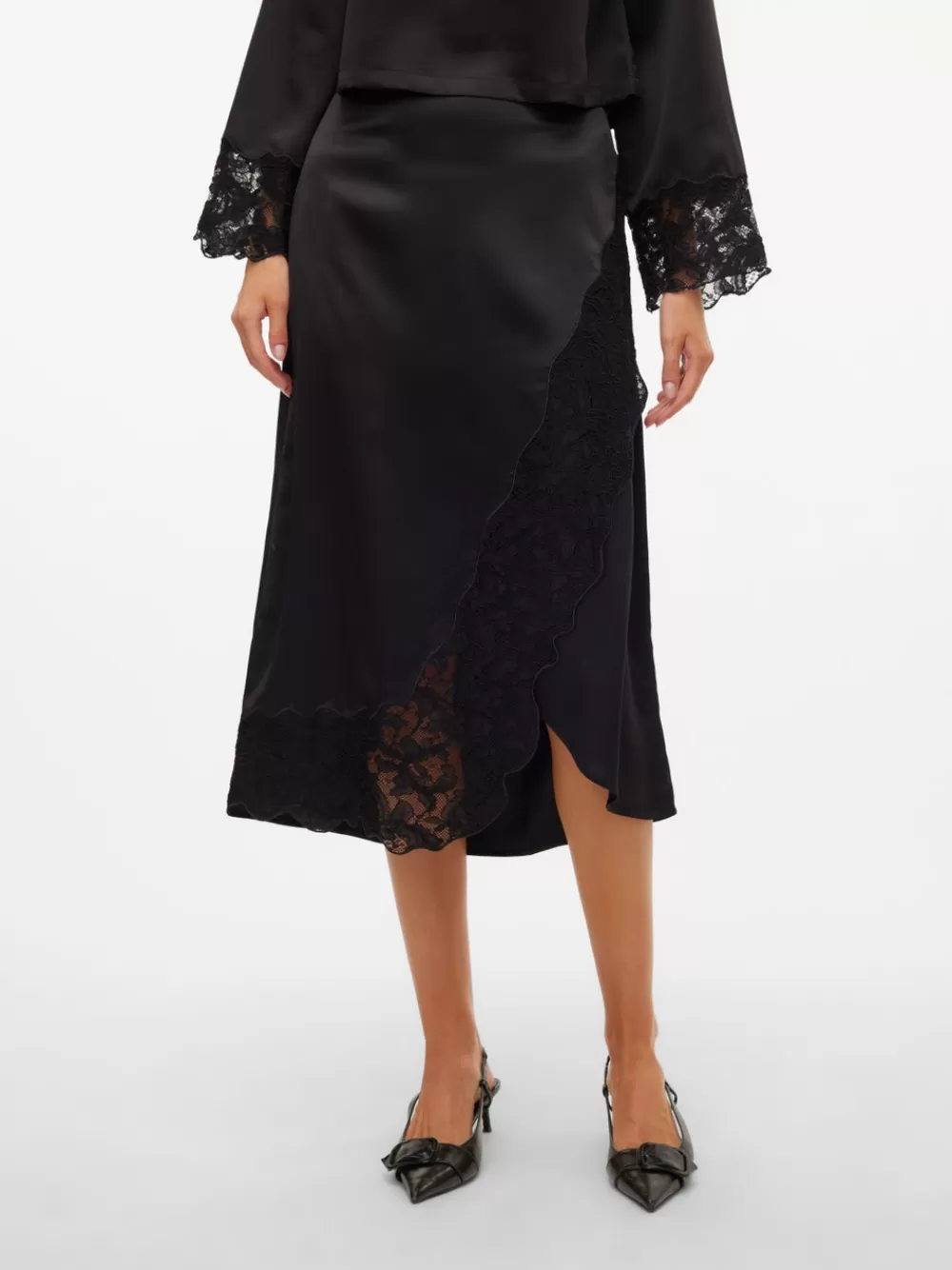 VERO MODA VMMERLE Pitkä hame Black Shop