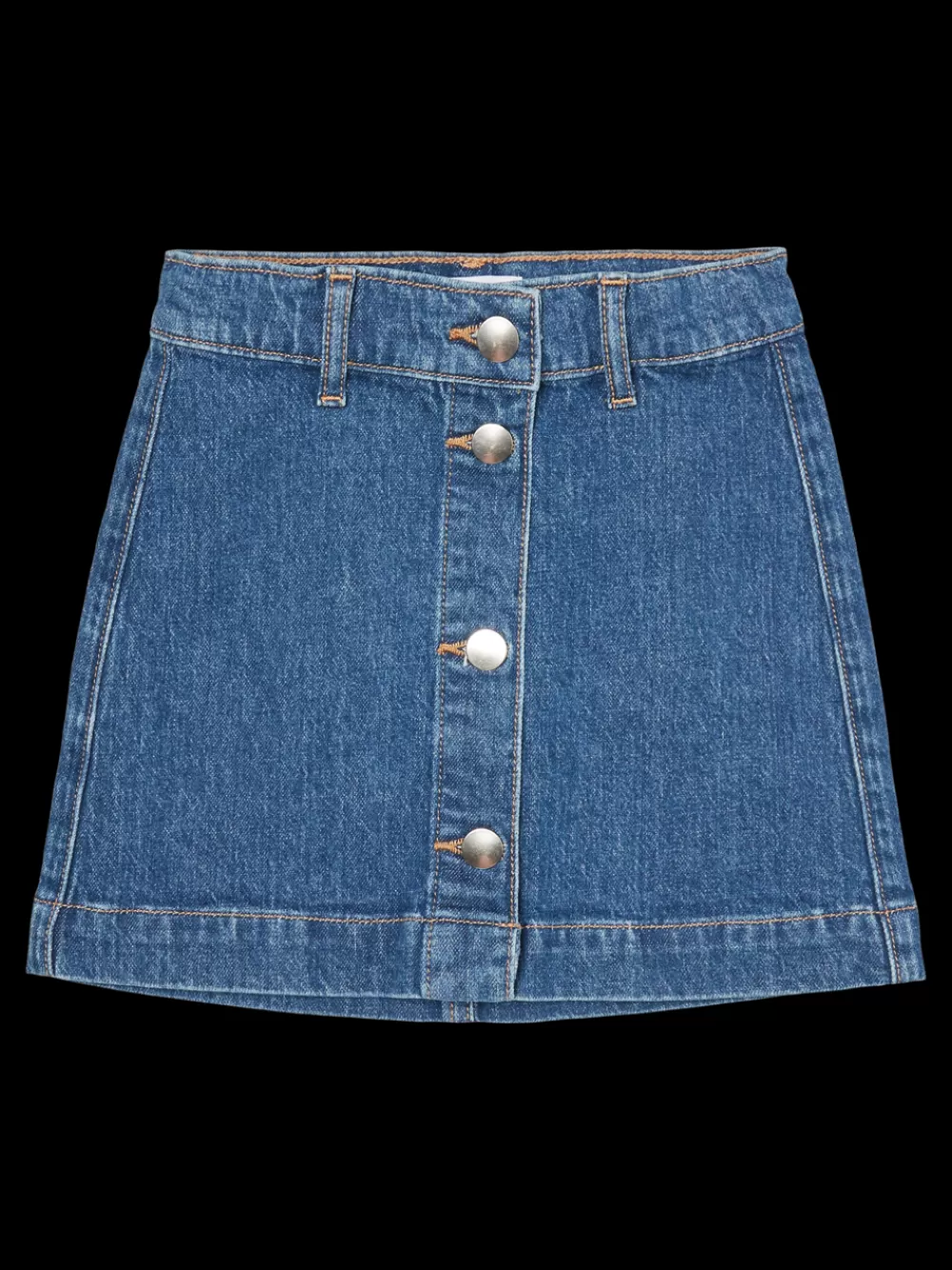 VERO MODA VMMIA Korkea vyötärö Lyhyt hame Medium Blue Denim Cheap
