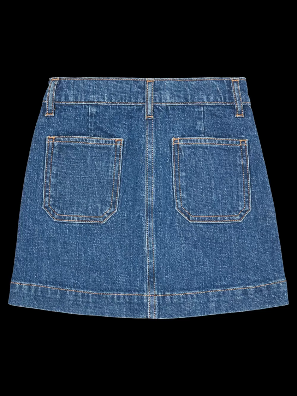 VERO MODA VMMIA Korkea vyötärö Lyhyt hame Medium Blue Denim Cheap