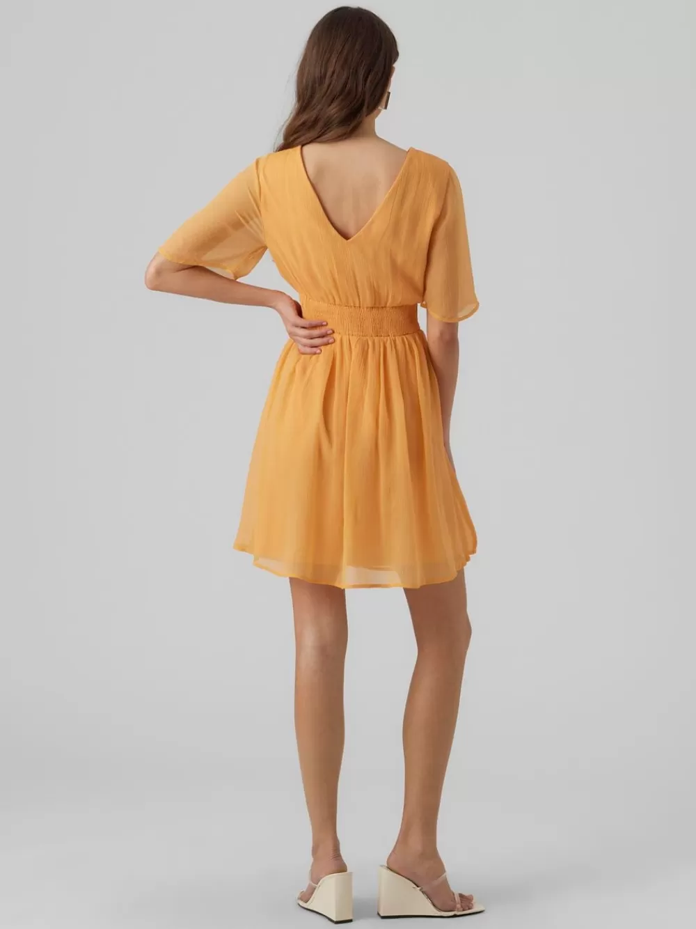VERO MODA VMMIA Lyhyt mekko Mock Orange Clearance