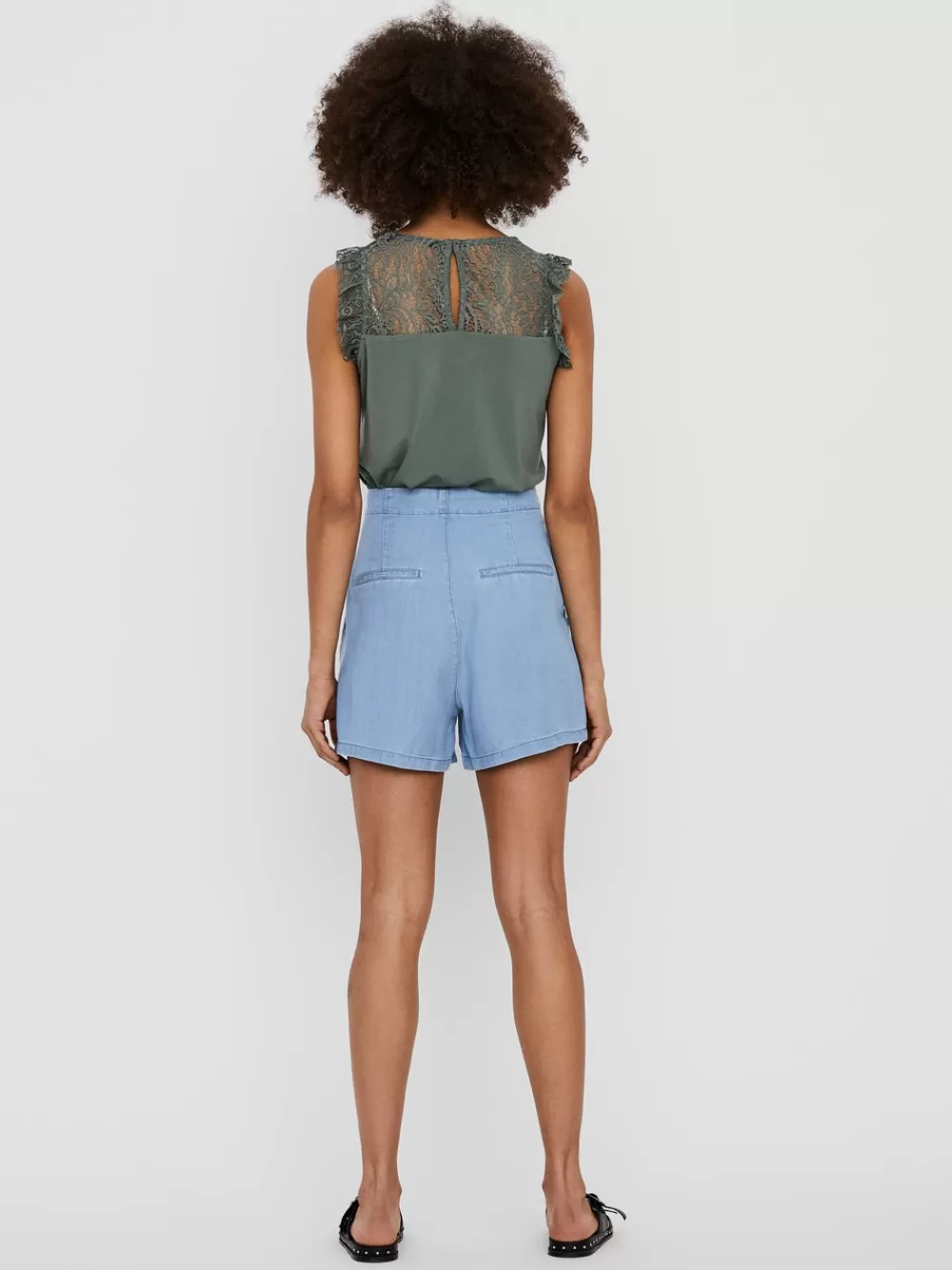 VERO MODA VMMIA Shortsit Light Blue Denim Fashion