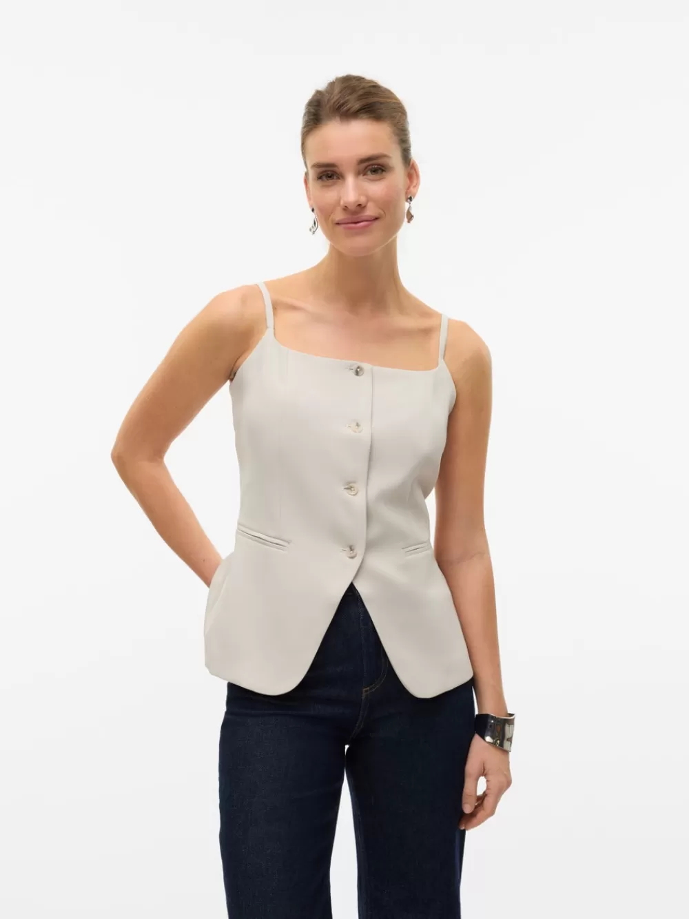 VERO MODA VMMISCHA Tyylikkäät liivit Silver Lining Store