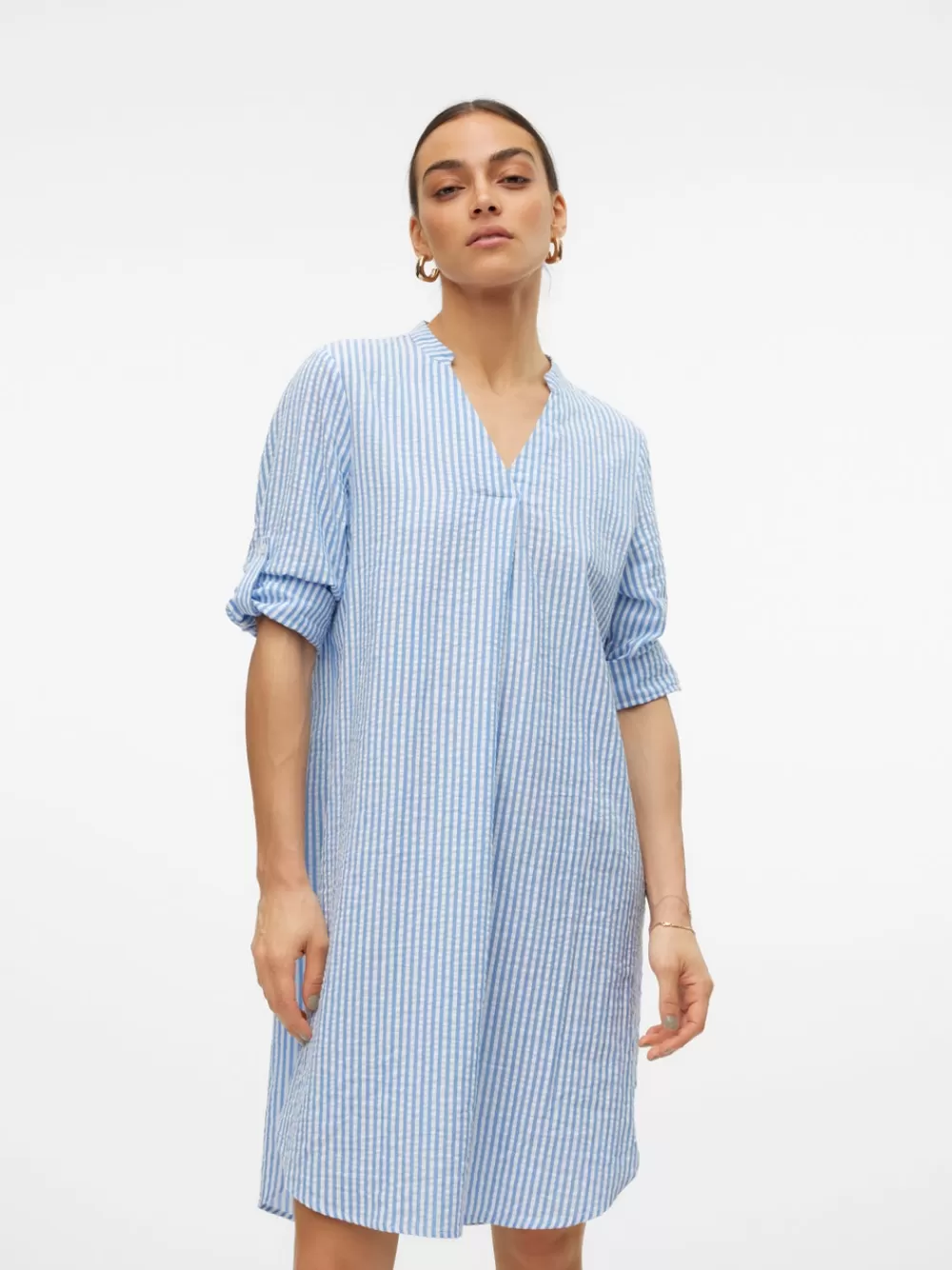 VERO MODA VMMOLLY Lyhyt mekko Vista Blue Hot