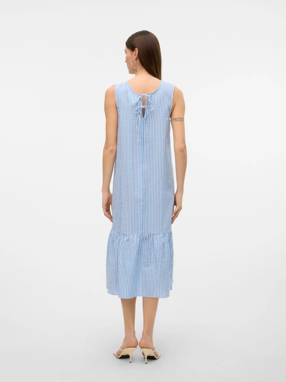 VERO MODA VMMOLLY Pitkä mekko Vista Blue Outlet