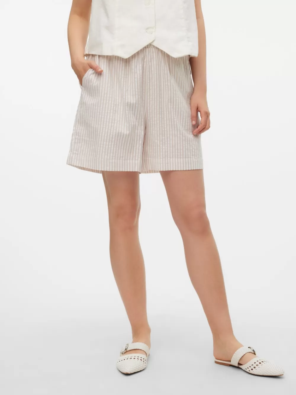 VERO MODA VMMOLLY Shortsit Irish Cream Best Sale