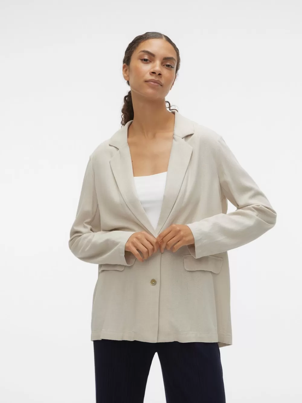 VERO MODA VMMYMILO Bleiserit Silver Lining Outlet