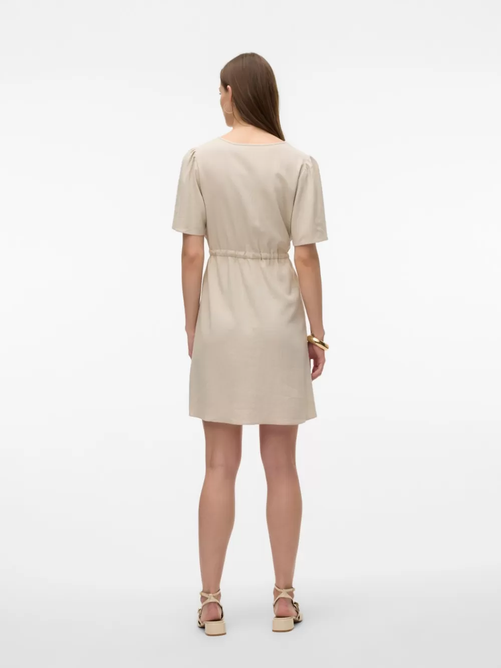VERO MODA VMMYMILO Lyhyt mekko Silver Lining Hot