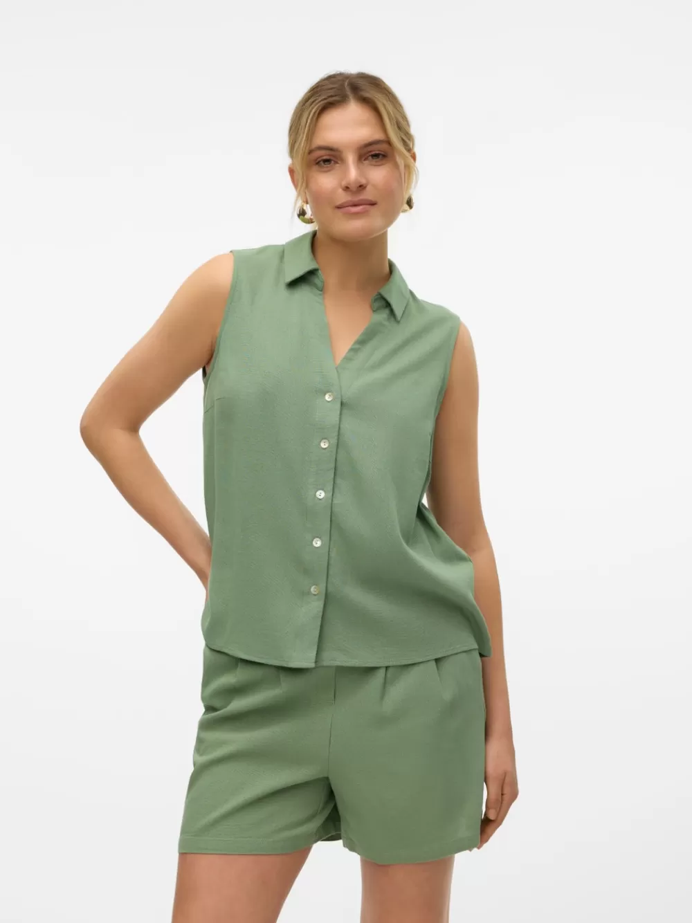 VERO MODA VMMYMILO Paidat Hedge Green Cheap