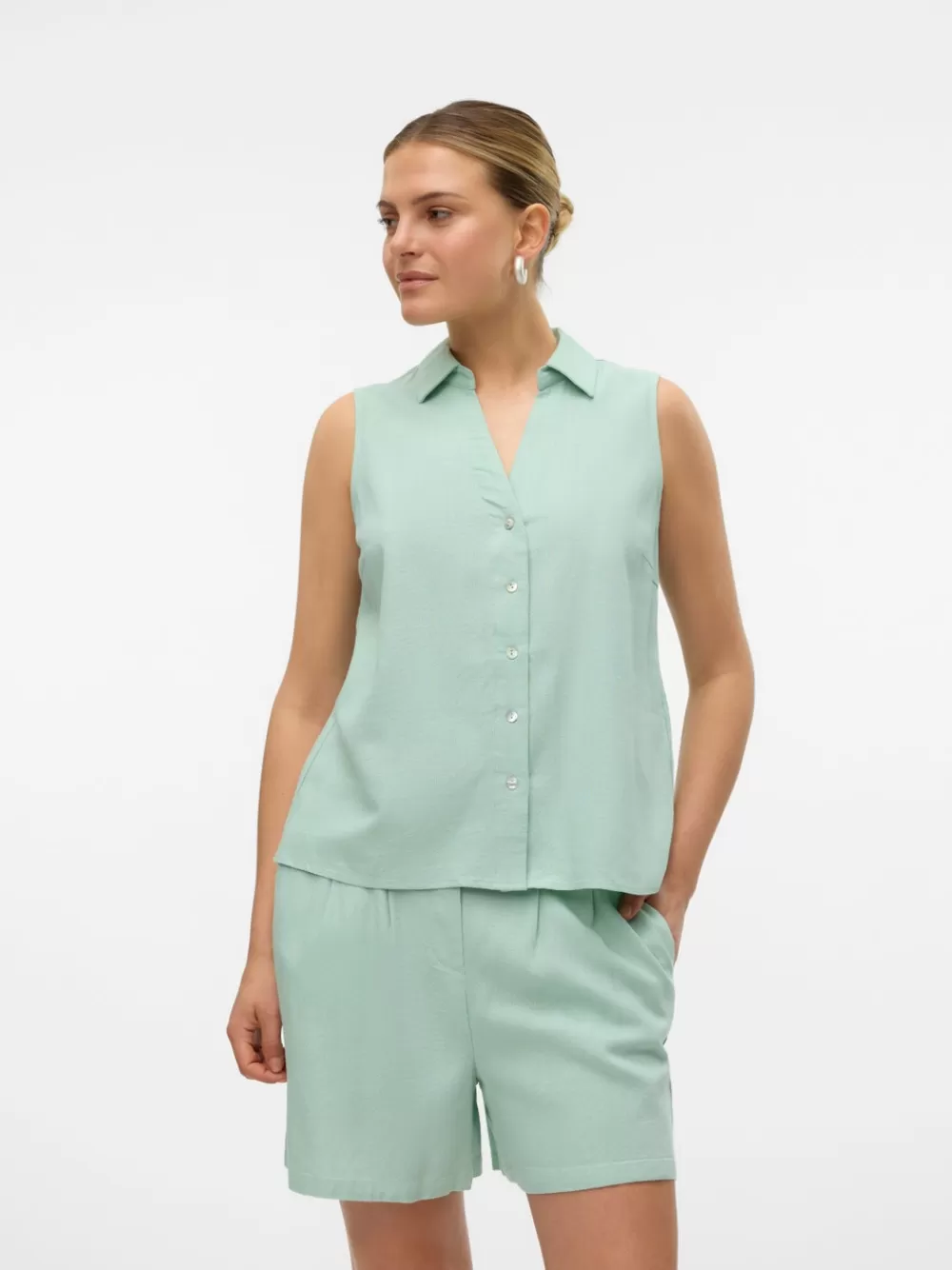 VERO MODA VMMYMILO Paidat Silt Green Clearance