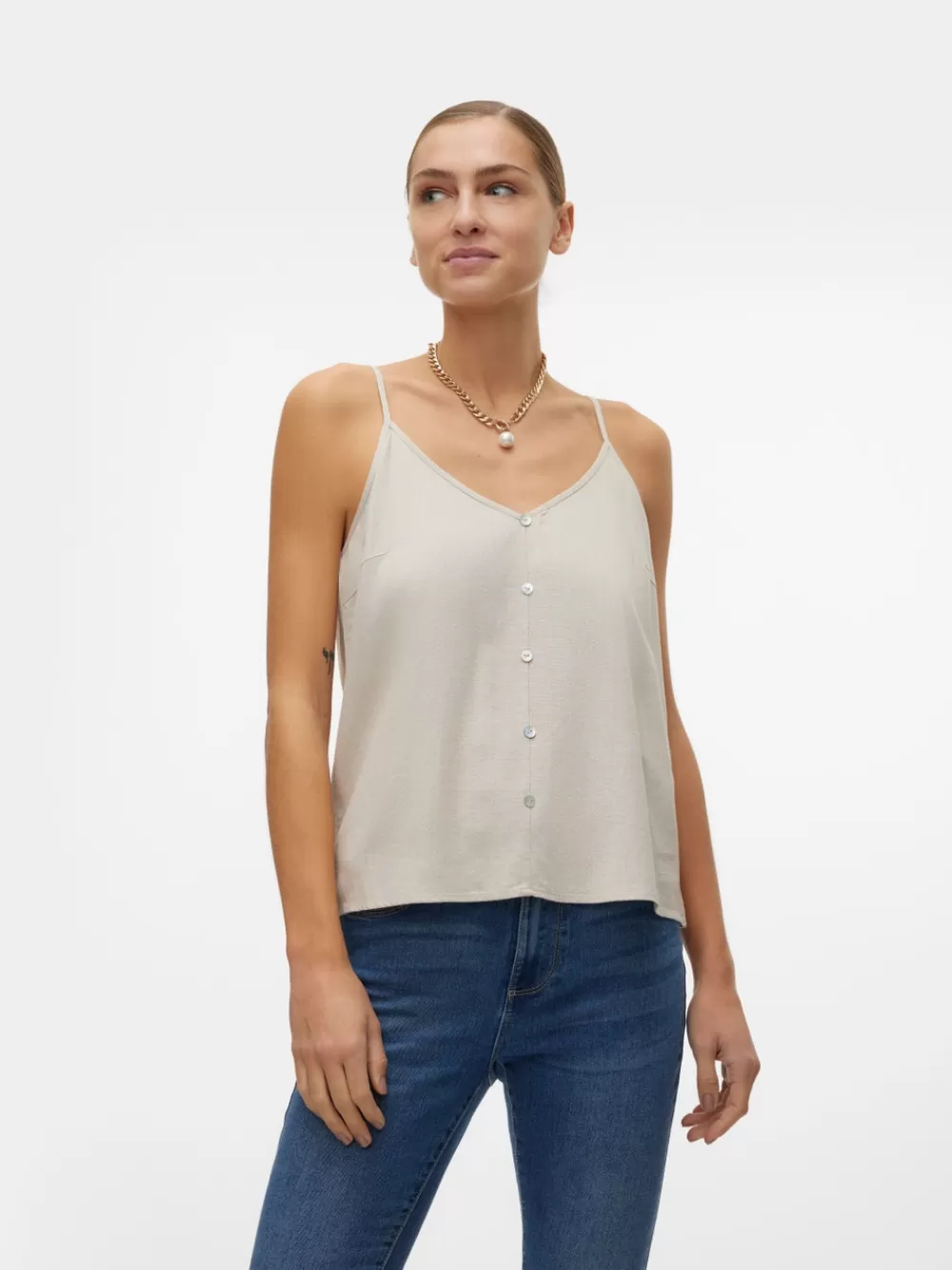 VERO MODA VMMYMILO Topit Silver Lining Outlet