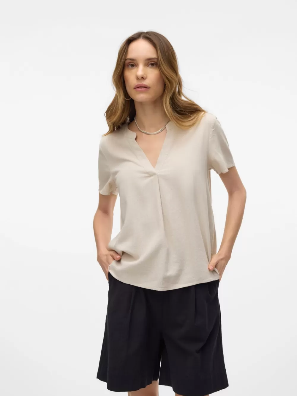 VERO MODA VMMYMILO Topit Silver Lining Fashion