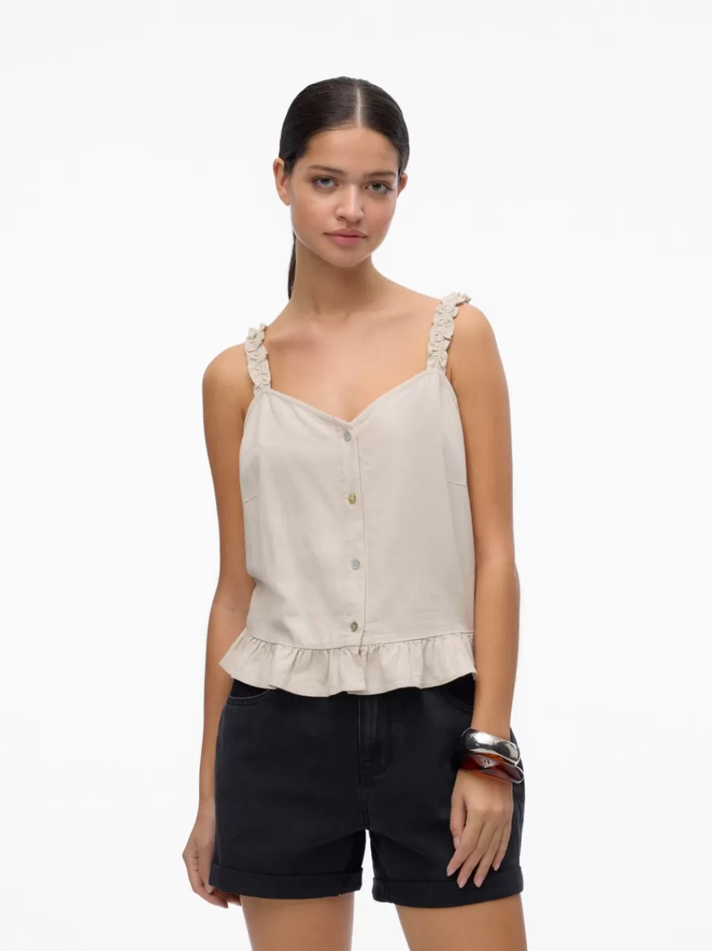 VERO MODA VMMYMILO Topit Silver Lining Online