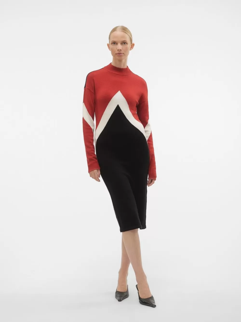 VERO MODA VMNANCY Pitkä mekko Red Ochre Best Sale