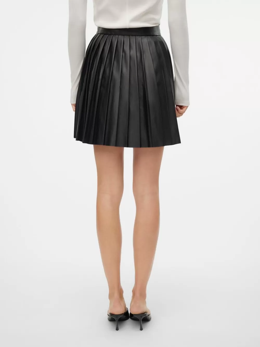 VERO MODA VMNAOMIELLY Korkea vyötärö Lyhyt hame Black Flash Sale