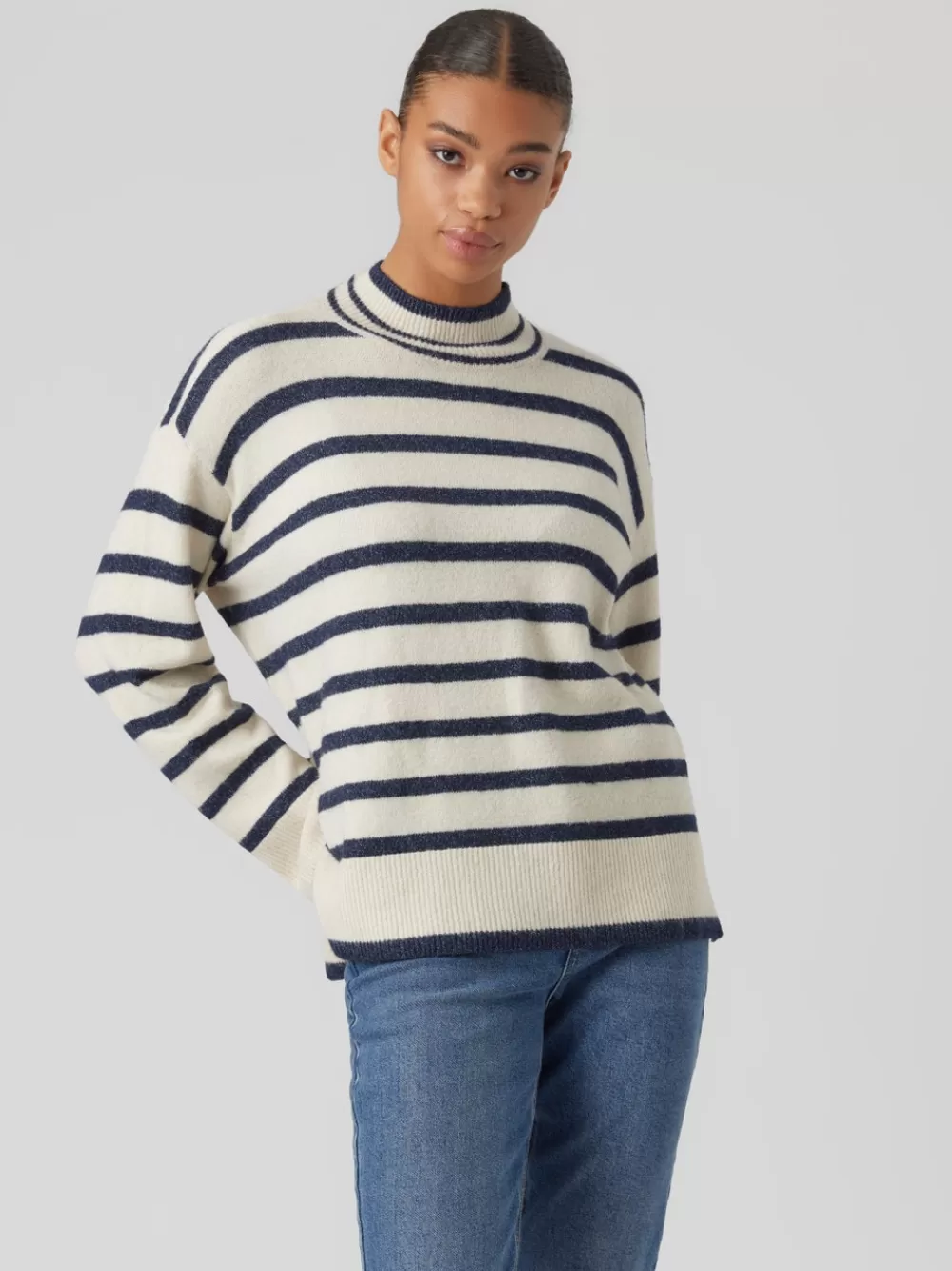 VERO MODA VMNELLY Neulepuserot Birch New