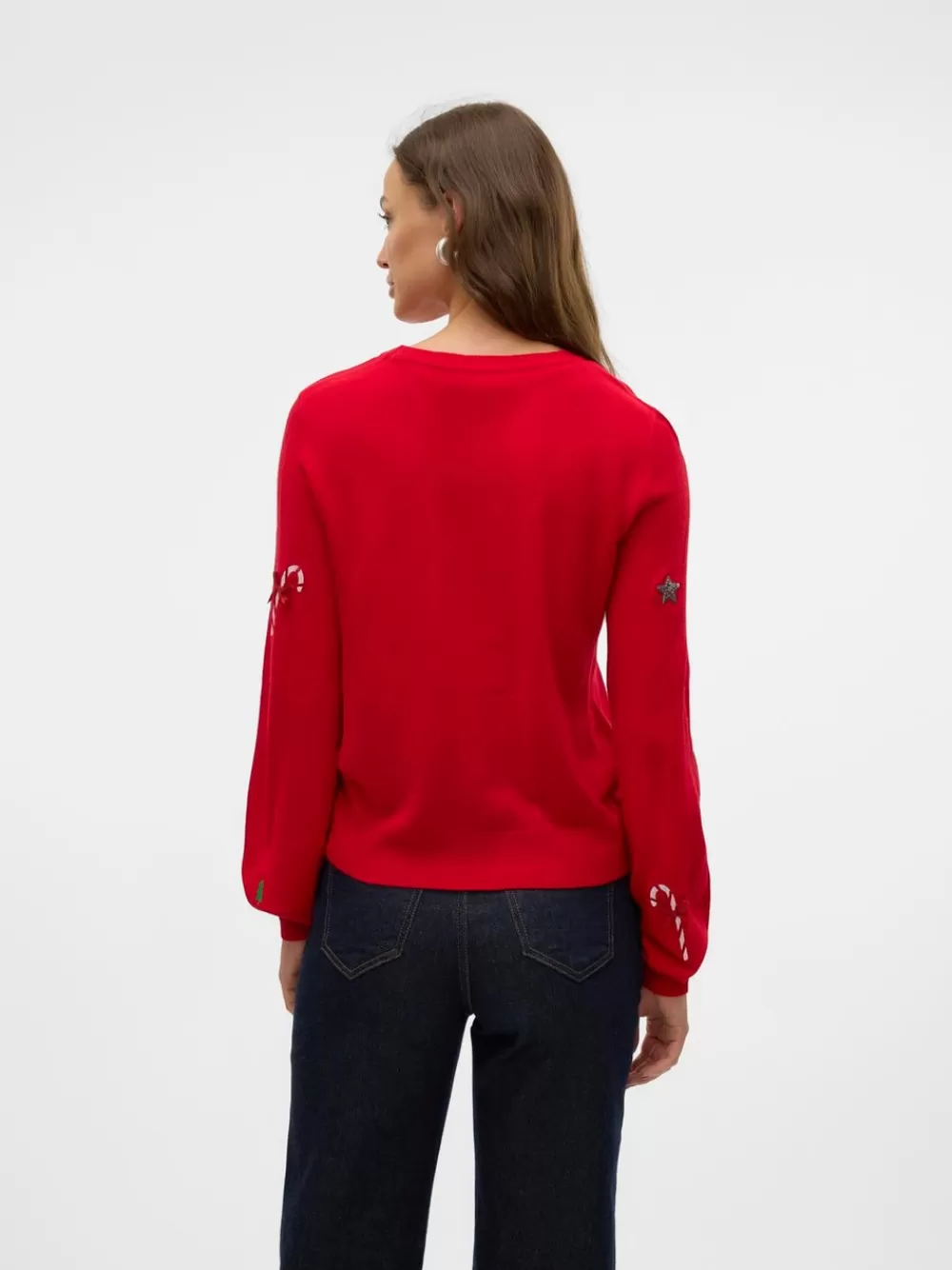 VERO MODA VMNEWJOLLY Neulepuserot Chinese Red Sale