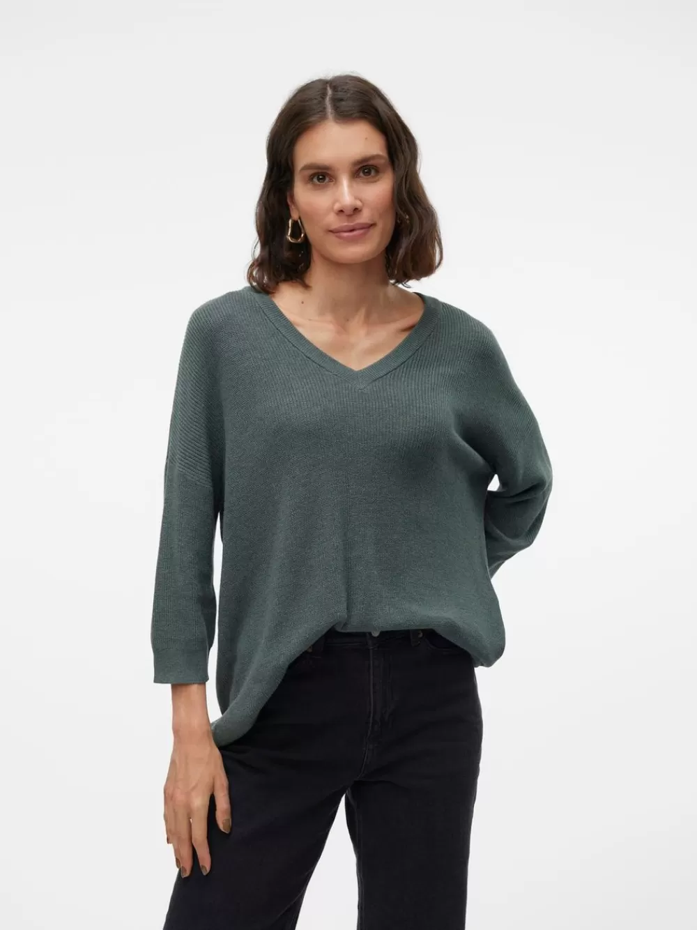 VERO MODA VMNEWLEXSUN Neulepuserot Balsam Green Hot