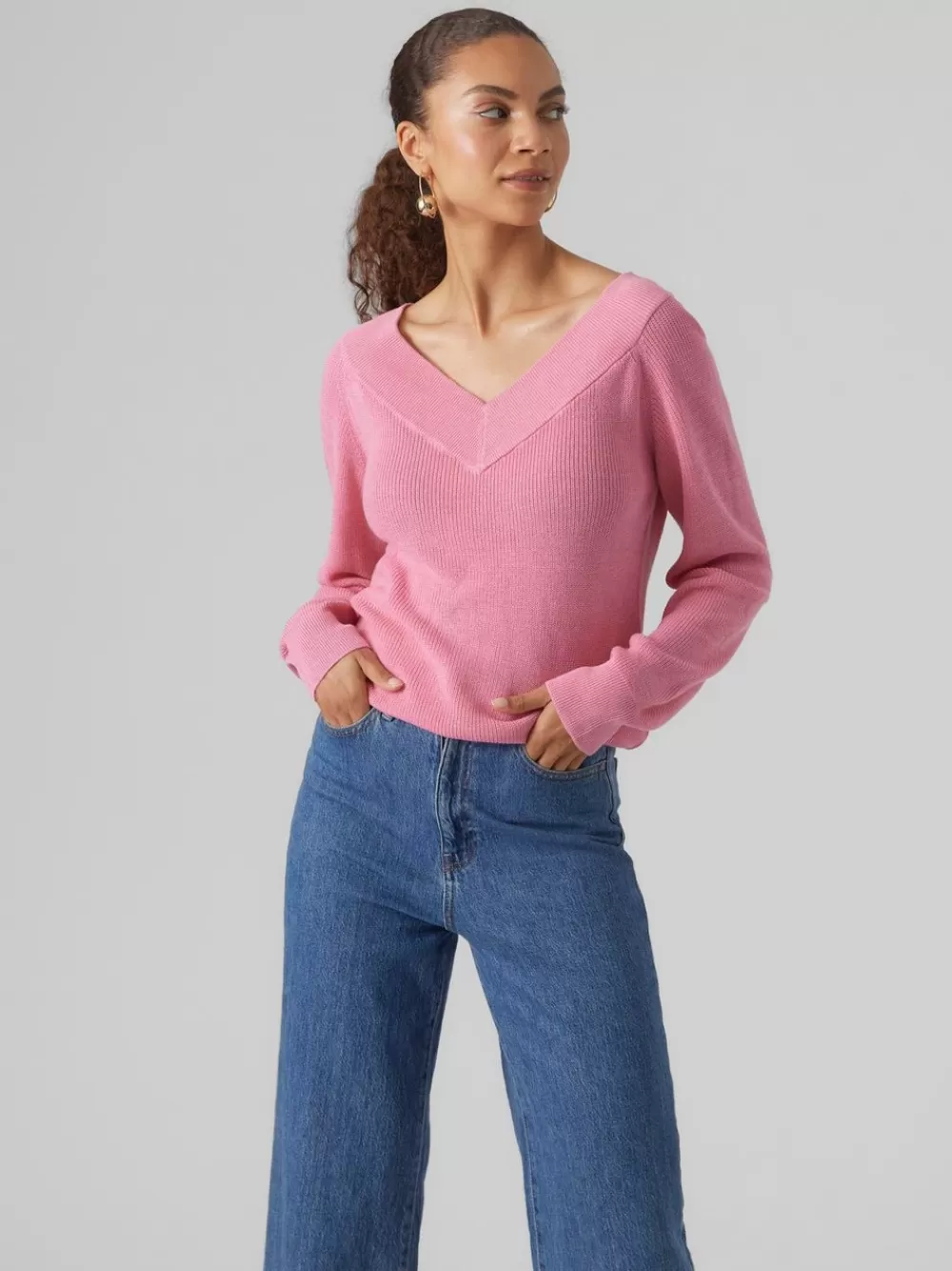 VERO MODA VMNEWLEXSUN Neulepuserot Sachet Pink Hot