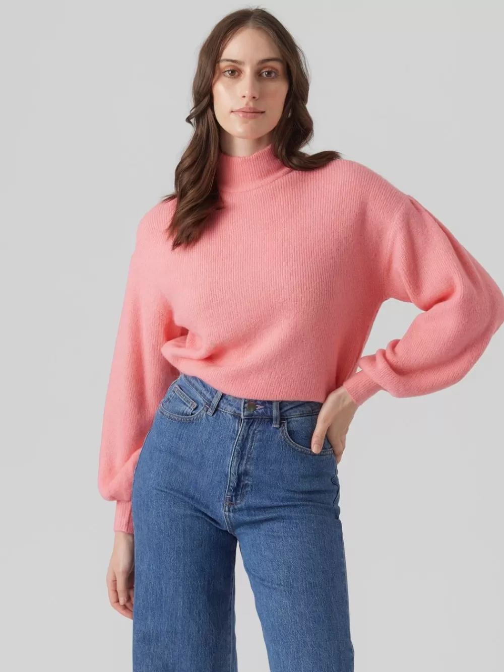 VERO MODA VMNEWRUBELLEFILE Neulepuserot Sachet Pink Online