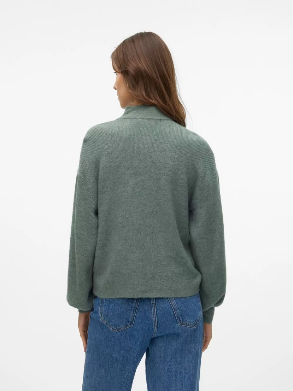 VERO MODA VMNEWRUBELLEFILE Neulepuserot Balsam Green Flash Sale