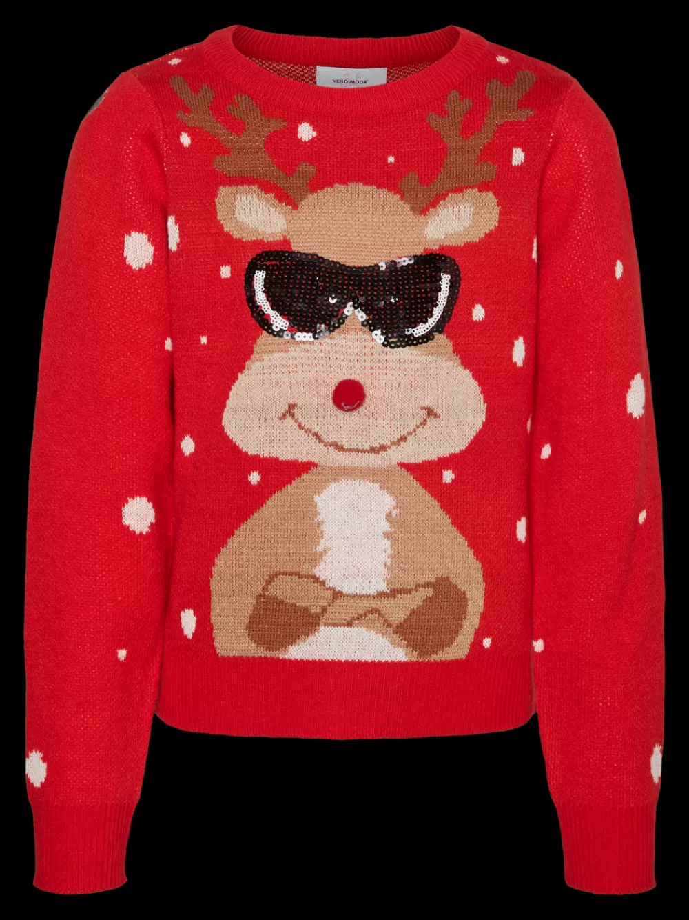 VERO MODA VMNEWTINSEL Neulepuserot Chinese Red Cheap